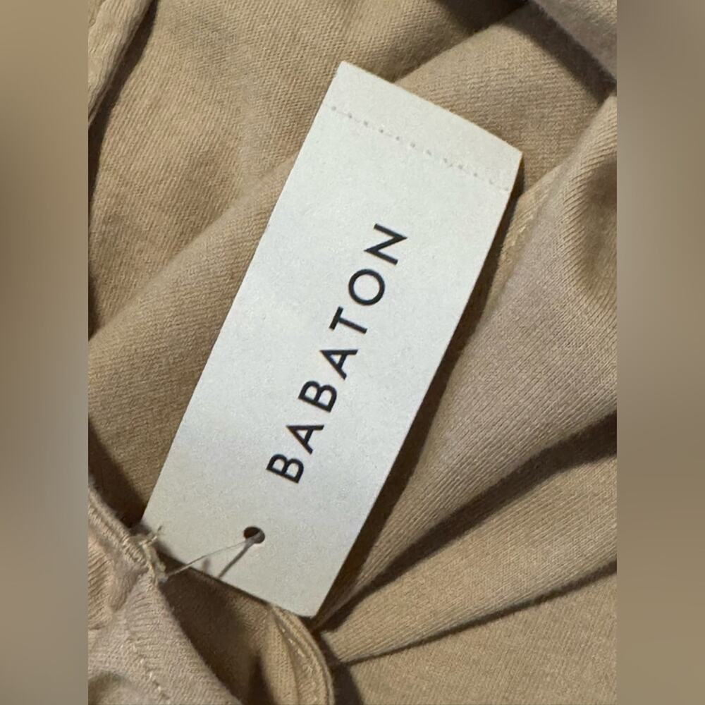 Brand New ARITZIA BABATON SHOULDER DRESS OLIVE BEIGE 2XS $60 Neutral Lagenlook - Picture 5 of 6
